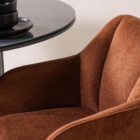 Jídelní křeslo Berisso měděné/černé