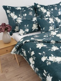 Obliečky mikroplyš Digital – Johari tmavo zelené