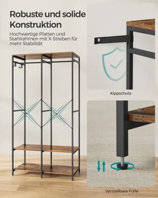 Otvorená šatníková skriňa RGR004B01