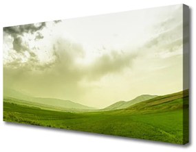 Obraz Canvas Lúka príroda zelený výhľad 100x50 cm