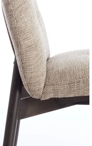 Béžové čalúnené jedálenské kreslá v súprave 2 ks Sinosa – Light &amp; Living