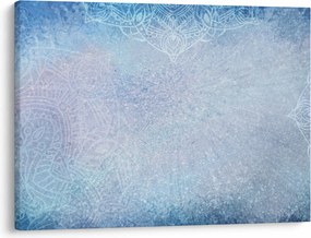 Obraz - Mandaly v modrej (70x50 cm)
