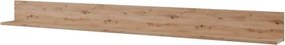 Polica na stenu Asko Living, 180 cm, dub artisan%