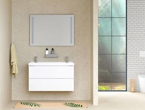 Mereo Mereo, Siena, kúpeľňová skrinka s keramickým umývadlom 101 cm, MER-CN4321