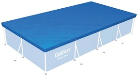 BESTWAY Krycia plachta pro bazén 400 x 211 cm, modrá 58107