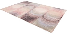 Svetloružový vlnený koberec 133x190 cm Kaola – Agnella