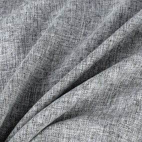 EUROFIRANY ZÁVES NA KRÚŽKOCH ADELINA 140X250 CM SIVÁ