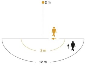 STEINEL 005535-Vonkajšie nástenné svietidlo so senzorom L585S 1xE27/60W čierna IP44