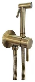 Paffoni - Nástenná sada s ručnou bidetovou sprchou pre podomietkovú inštaláciu RINGO WEST bronz