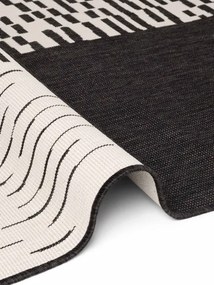 Koberec HARINGEY krémový / čierny