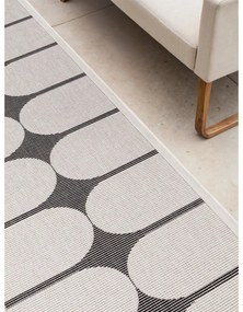 Čierno-biely vnútorný a vonkajší behúň 80x250 cm Duet Bowen – NORTHRUGS