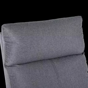 LuxuryForm DESIGN Televízne kreslo RUFO s polohovaním - šedé