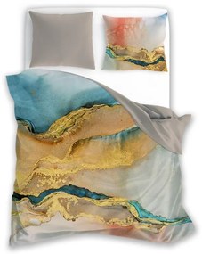 FARO -  FARO Francúzske obliečky bavlnený satén Minerál ColoursBavlna - Satén, 220/200, 2x70/80 cm
