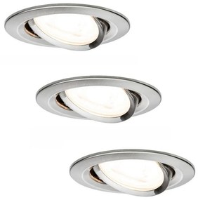 Paulmann Paulmann 93607 - SADA 3x LED GU10/7W IP23 Stmievateľné kúpeľňové svietidlo 230V W1872