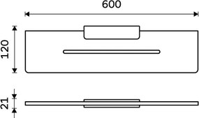 Nimco Polica, 60 cm IXI - MA X460-26