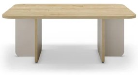 Houseland Hillary konferenčný stolík 100 cm zafírový dub/pieskovec