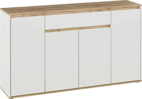 XXXLutz KOMODA, biela, farba duba, 160,2/92,7/38 cm Carryhome - Komody - 001555019301