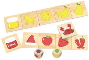 Viga Drevené puzzle - Farby