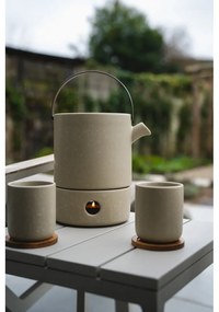 Béžové šálky z kameniny v súprave 2 ks 200 ml Umea – Bredemeijer