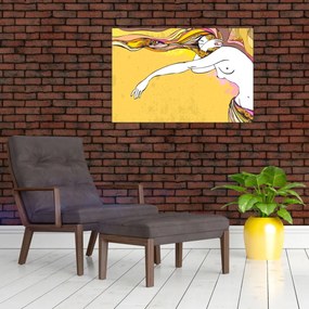 Obraz - Dievča (90x60 cm)