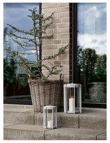 Svetlosivý LED lampáš na USB (výška 25 cm) Firefly – Zone