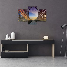 Obraz modernej architektúry mosta (90x60 cm)