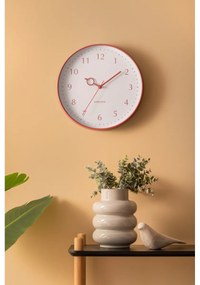 Karlsson 5992RD dizajnové nástenné hodiny červená, pr. 30 cm