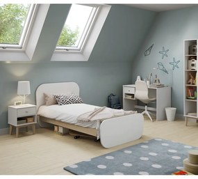 Biely detský nočný stolík Esteban - Marckeric