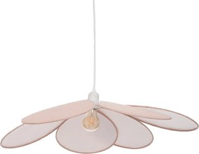 Atmosphera - Detský luster na lanku PETAL 1xE27/40W/230V priemer 64 cm ružový