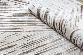 Koberec AKRYL VALS 0W1733 C56 46 abstrakcia 3D slonia kosť / béžový