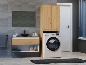 Skrinka nad pračku Perdieron 2 (dub artisan). Akcia -22%. Vlastná spoľahlivá doprava až k Vám domov. 1132925