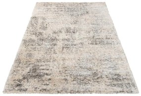 Kusový koberec shaggy Defne sivý 160x229cm