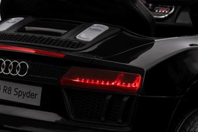 Ramiz Elektrické autíčko Audi R8 Polícia na batérie + diaľkové ovládanie + EVA + pomalý štart + MP3 LED