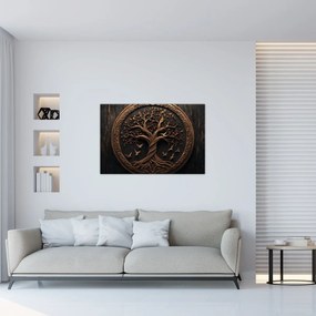 Obraz – Drevený strom života (90x60 cm)