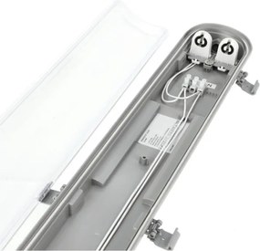 LED technické žiarivkové svietidlo T8 2xG13/18W/230V 6500K IP65 127 cm