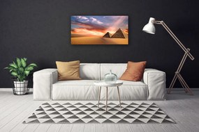 Obraz na plátne Púšť pyramídy 140x70 cm