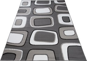 TA Koberec T965A DARK GRAY MAYA PP ESM Biely Obdĺžnikový
