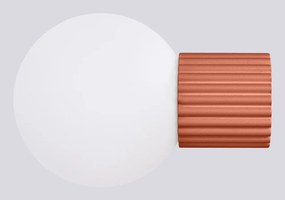 Oranžové nástenné svietidlo ø 12 cm Orbital – Sollux