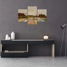Obraz - Vincent van Gogh, Flower Beds in Holland, reprodukcia (90x60 cm)