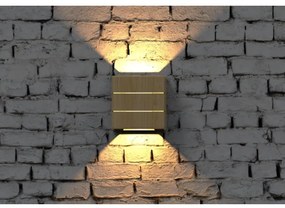 Immax 08522L - LED vonkajšie nástenné svietidlo LUXLINE LED/6W/230V 3000K IP54 dub