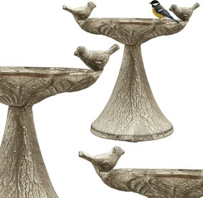 Kŕmidlo pre vtáky FOUNTAIN sivé