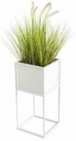 HowHomely Stojan na kvety 50x24 cm biela DD0100