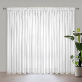 ZÁCLONA NA PÁSKE LUCY 300X300 CM BIELA