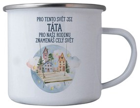 Bohemia Gifts Plechový hrnček Dad, 350 ml