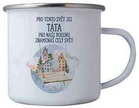 Bohemia Gifts Plechový hrnček Dad, 350 ml