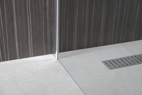 Aqualine Aqualine, WALK-IN stena na inštaláciu na múr so vzperou, jednodielna, 800 mm, sklo číre, WI081