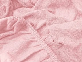 Froté plachta EXCLUSIVE svetloružová 90 x 200 cm
