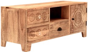 furniture-nabytek.cz - TV stolík rustikálny z dreva mango 120x50x45