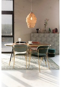 Tmavozelené jedálenské stoličky v súprave 2 ks Jolien – White Label