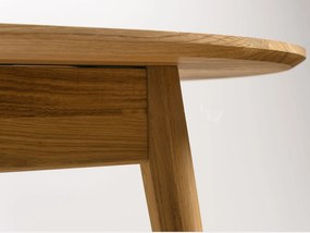 Dubový skladací stôl 170/210x90 Bergen olej intenzívny